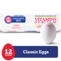 Eggland's Best Classic Large White Eggs, 12 Each