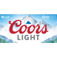 Coors Light Beer, 18 Each
