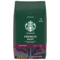 Starbucks Coffee, 100% Arabica, Ground, Dark Roast, French Roast, 28 Ounce