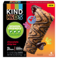 Kind Kids Bars, Chocolate Chip, 5 Each