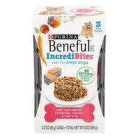 Beneful Dog Food, Salmon, Tomatoes, Carrots & Wild Rice, Small, 3 Each