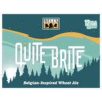 Bell's Beer, Belgian-Inspired Wheat Ale, Quite Brite, 12 Each