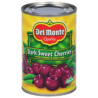 Del Monte Cherries, Dark Sweet, 15 Ounce