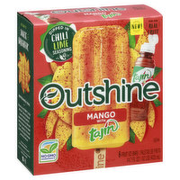 Outshine Fruit Ice Bars, Mango with Tajin, 6 Each