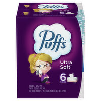 Puffs Ultra Soft Puffs Ultra Soft Facial Tissues, 6 Count, 6 Each