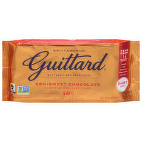 Guittard Chocolate, Dairy-Free, Semisweet, 12 Ounce