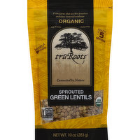 truRoots Green Lentils, Sprouted, Organic, 10 Ounce