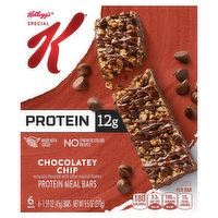 Special K Protein Meal Bars, Chocolatey Chip, 6 Each