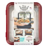 Fancy Panz Red Foil Pan Classic with Spoon, 1 Each