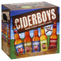 Ciderboys Hard Cider, Variety Pack, 12 Each