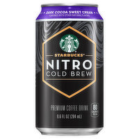 Starbucks Coffee Drink, Dark Cocoa Sweet Cream, Premium, Cold Brew, Nitro, 9.6 Fluid ounce