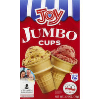 Joy Ice Cream Cups, Jumbo, 12 Each