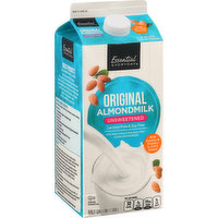 Essential Everyday Almond Milk, Unsweetened, Original, 0.5 Gallon