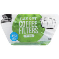 Essential Everyday Coffee Filters, Basket, White, 100 Each