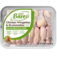 Just Bare Chicken Wingettes & Drumettes, 32 Ounce