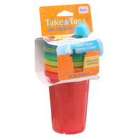 Take & Toss Sippy Cups, 10 Ounce, 9M+, 4 Each