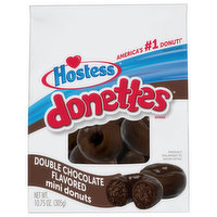 Hostess Mini Donuts, Double Chocolate Flavored, 10.75 Ounce