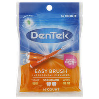 DenTek Interdental Cleaners, Easy Brush, Standard, 16 Each