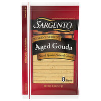 Sargento Cheese, Aged, Gouda, 8 Each