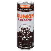 Dunkin' Iced Coffee, Brownie Batter Donut, 11 Fluid ounce