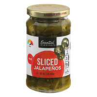 Essential Everyday Jalapenos, Hot, Sliced, 12 Ounce