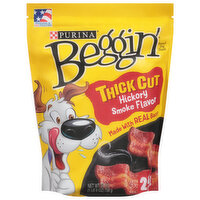 Beggin' Dog Treats, Thick Cut, Hickory Smoke Flavor, 25 Ounce