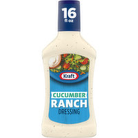 Kraft Cucumber Ranch Salad Dressing, 16 Fluid ounce