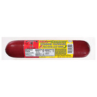 Ambassador Summer Sausage, with Pepper Jack Cheese, Big N' Cheesy, 18 Ounce