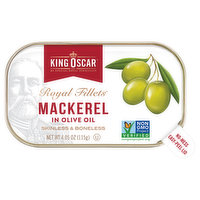 King Oscar Royal Fillets Mackerel, 4.05 Ounce