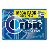 Orbit Gum, Sugarfree, Peppermint, Mega Pack, 30 Each