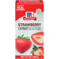 McCormick Strawberry Extract With Other Natural Flavors, 1 Fluid ounce