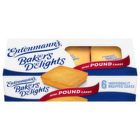 Entenmann's Baker's Delight Butter Pound Cake Pound Cakes, 6 Each