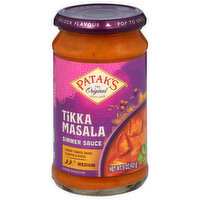 Patak's Simmer Sauce, Tikka Masala, Medium, 15 Ounce