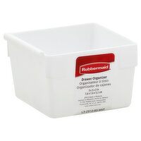 Rubbermaid Drawer Organizer, White, 1 Each