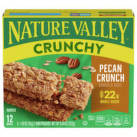 Nature Valley Granola Bars, Pecan Crunch, Crunchy, 6 Each