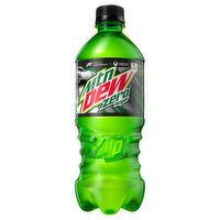 Mtn Dew Soda, Zero Sugar, 20 Fluid ounce