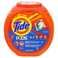 Tide Detergent, 3 in 1, Original, 81 Each