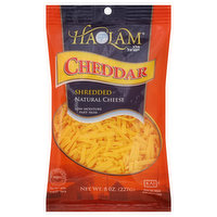 Haolam Cheese, Shredded, Low Moisture, Cheddar, Part Skim, 8 Ounce