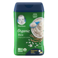 Gerber Rice, Organic, 8 Ounce
