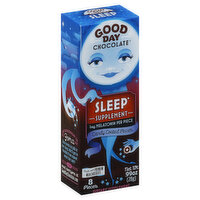 Good Day Chocolate Sleep Supplement, Candy Coated, Pieces, 8 Each