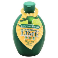 Concord Foods Lime Juice, Reconstituted, 4.5 Ounce