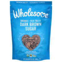 Wholesome Sugar, Organic, Dark Brown, 24 Ounce