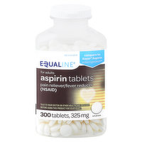 Equaline Aspirin, 325 mg, Tablets, for Adults, 300 Each
