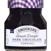 Smucker's Simple Delight Topping, Ice Cream, Dark Chocolate, 11.5 Ounce