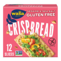 Wasa Gluten Free Sesame & Sea Salt Swedish Style Crispbread Crackers, 6.1 Ounce