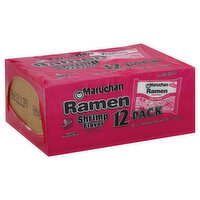 Maruchan Ramen Noodle Soup, Shrimp Flavor, 12 Each