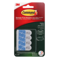 COMMAND Refill Strips, Outdoor, Small, 16 Each