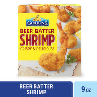 Gorton's Shrimp, Beer Batter, 9 Ounce