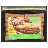 Johnsonville Breakfast Sausage, Fully Cooked, Turkey, 12 Each