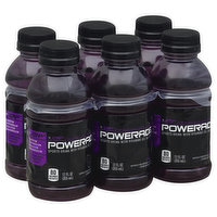 Powerade Sports Drink, Grape, 6 Each